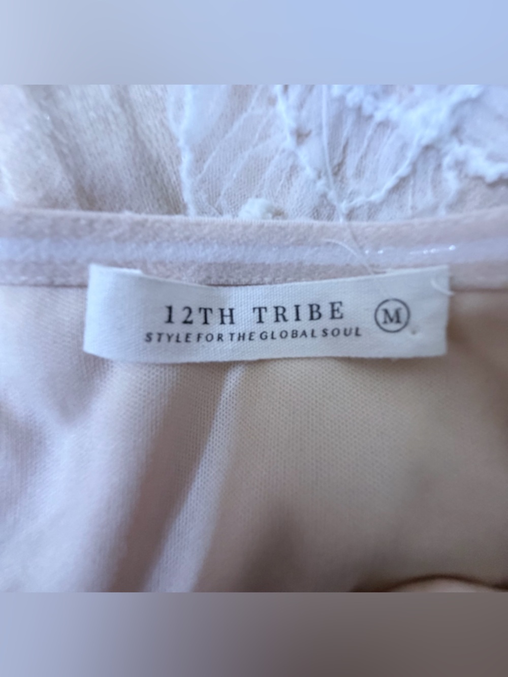 12th Tribe | Daylight Blush Embroidered Maxi Dress M NWT - Picture 8 of 13